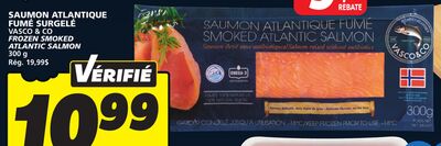 SAUMON ATLANTIQUE FUME SURGELE