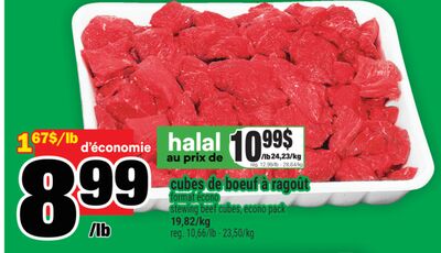 cubes de boeuf à ragoût | stewing beef cubes, econo pack