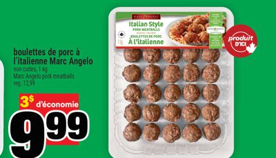 boulettes de porc à l'italienne Marc Angelo | Marc Angelo pork meatballs