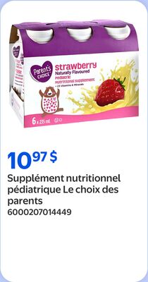 Supplément nutritionnel pédiatrique le choix des parents