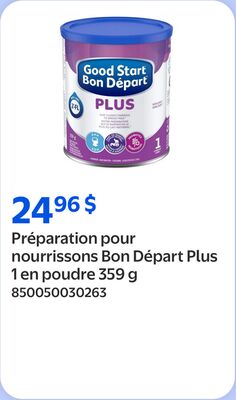 Préparation pour nourrissons bon départ plus 1 en poudre 359 g
