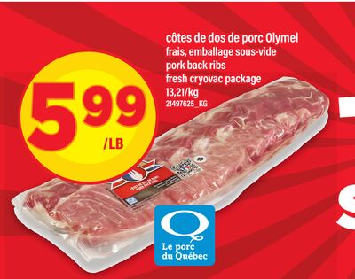 côtes de dos de porc | pork back ribs