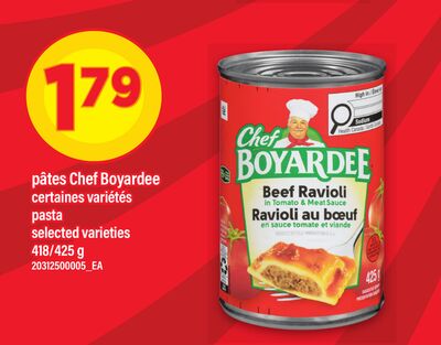 PÂTES CHEF BOYARDEE | PASTA, 418/425 G