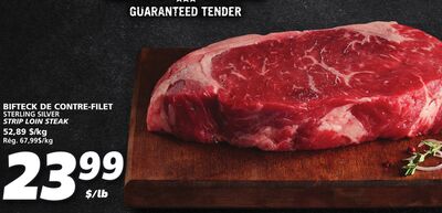 BIFTECK DE CONTRE-FILET STERLING SILVER