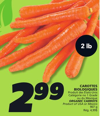 CAROTTES BIOLOGIQUES