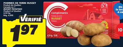 POMMES DE TERRE RUSSET