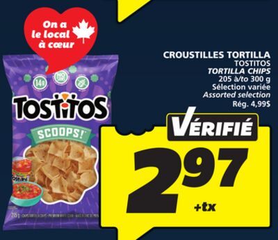 CROUSTILLES TORTILLA TOSTITOS