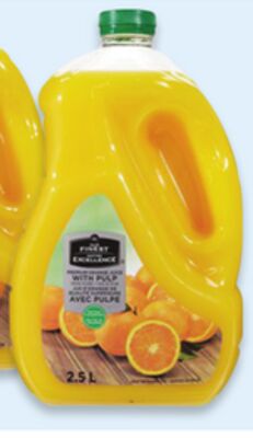 Jus d'orange notre excellence