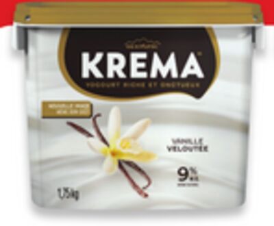 Contenant de yogourt krema de olympic