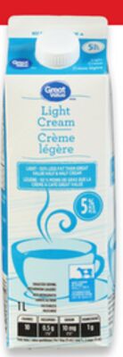 Creme great value
