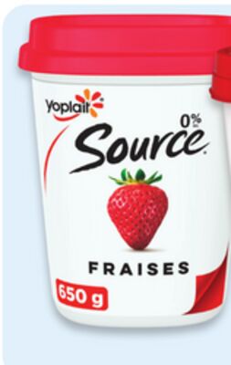 Contenant de yogourt source de yoplait