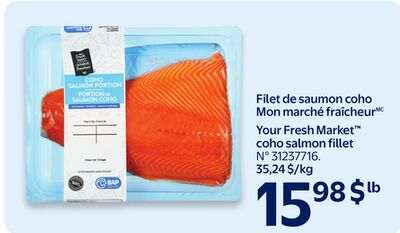 Filet de saumon coho mon marché fraîcheur