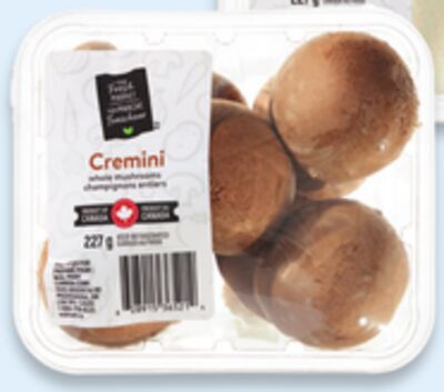 Champignons blancs ou cremini entiers mon marché fraîcheur