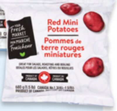 Pommes de terre rouges ou jaunes miniatures mon marché fraîcheur