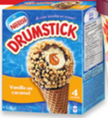 Cornets glacés drumstick de nestlé