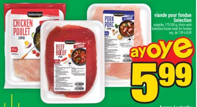 Viande pour fondue selection