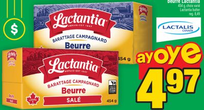 Beurre lactantia