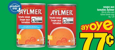 Soupe aux tomates aylmer
