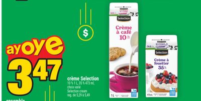 Crème selection