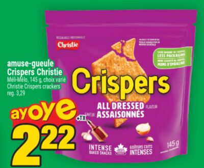 Amuse-gueule crispers christie