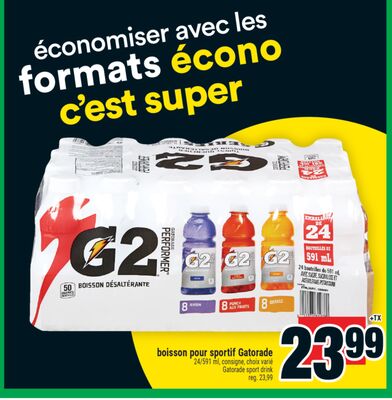 Boisson pour sportif gatorade