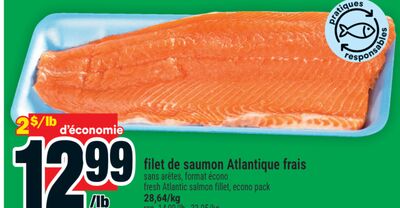 Filet de saumon atlantique frais