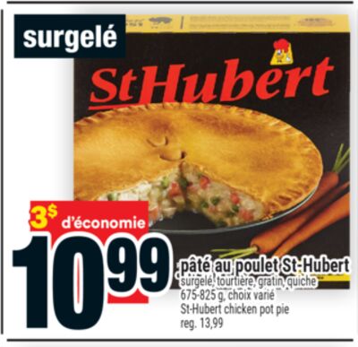 Pâté au poulet st-hubert