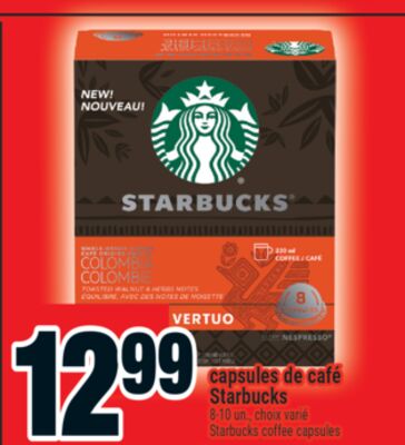 Capsules de café starbucks
