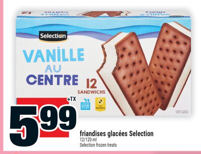 Friandises glacées selection