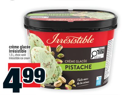 Crème glacée irrésistible