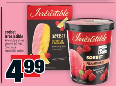 Sorbet irrésistible