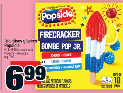 Friandises glacées popsicle