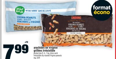 Arachides de virginie grillées irrésistible