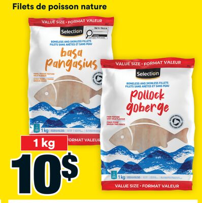 Filets de poisson nature irresistibles