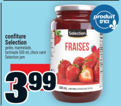 Confiture selection