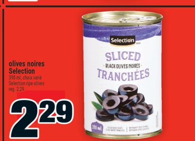 Olives noires selection