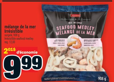 Mélange de la mer irrésistible