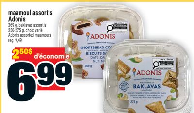 Maamoul assortis adonis