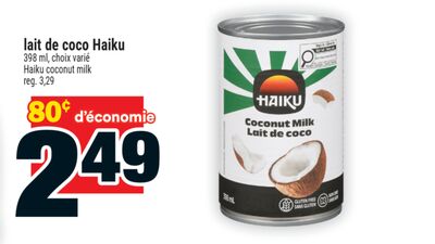 Lait de coco haiku