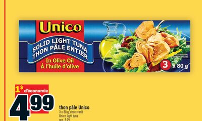 Thon pâle unico