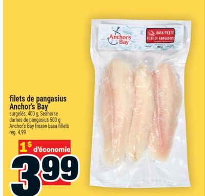 Filets de pangasius anchor's bay