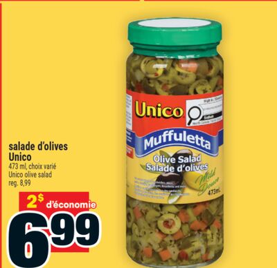 Salade d'olives unico