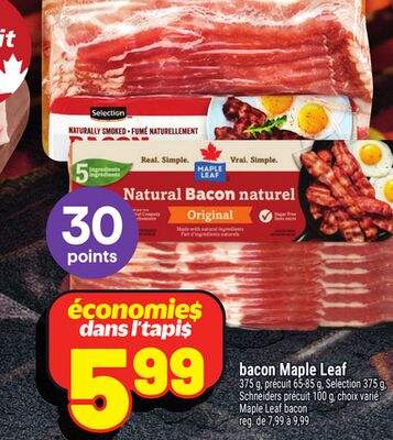 Bacon maple leaf