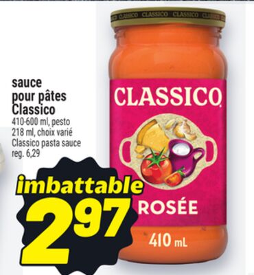 Sauce pour pâtes classico