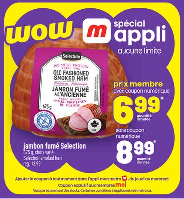 Jambon fumé selection