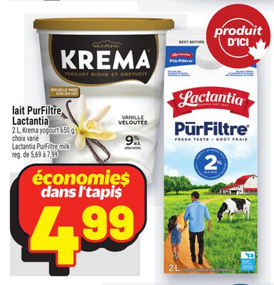 Lait purfiltre lactantia