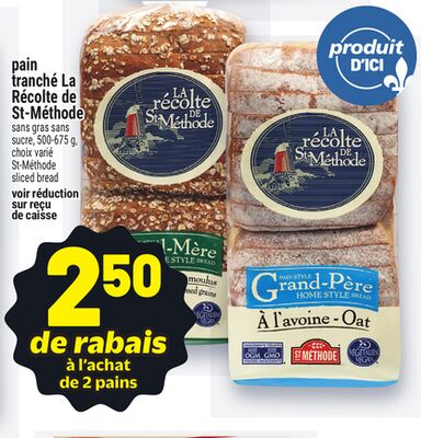 Pain tranché la récolte de st‑méthode