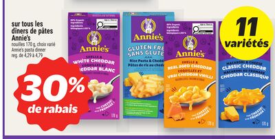 Dîners de pâtes annie's
