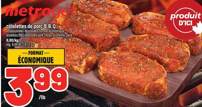 Côtelettes de porc b.b.q.