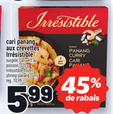 Cari panang aux crevettes irrésistible
